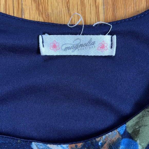 Floral maxi dress L - Picture 3 of 6